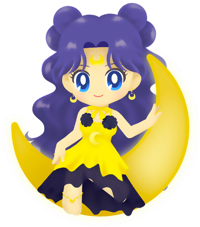 Luna Human Sailordrops Moon - Sailor Moon Drops Luna (556x466), Png Download