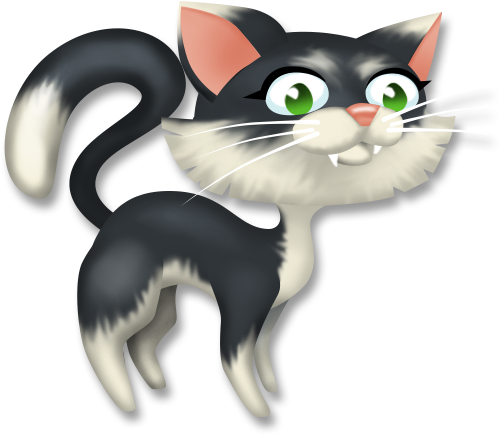 Tuxedo Cat - Hay Day Gatos (503x503), Png Download