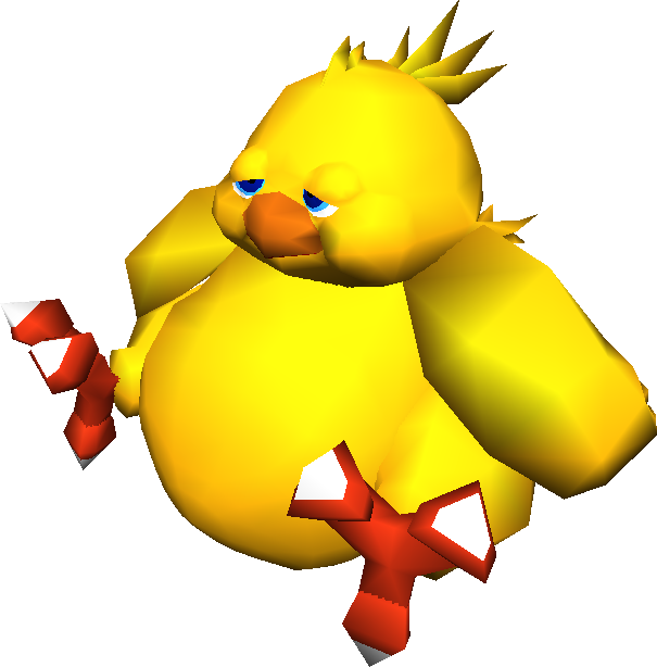 Meteor Clipart Ffvii - Fat Chocobo Final Fantasy Vii (605x614), Png Download