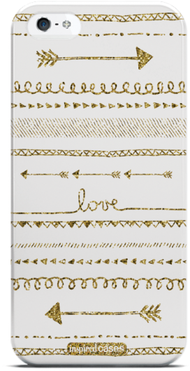Glitter Doodle Arrows Hand Drawn Case For Iphone 5 - Glitter Doodle Arrows Hand Drawn Case - Ipad Mini (430x573), Png Download