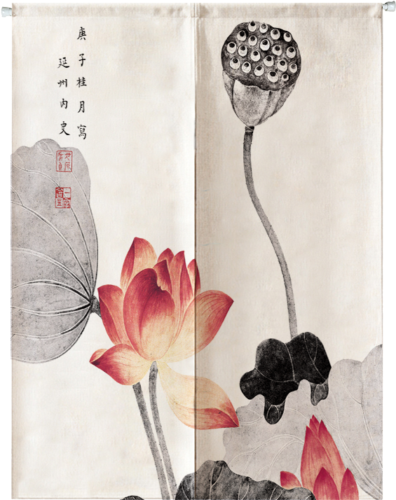 Lightbox Moreview - Cheap Table Linens Chinese Lotus Dining Decor Heat (720x830), Png Download
