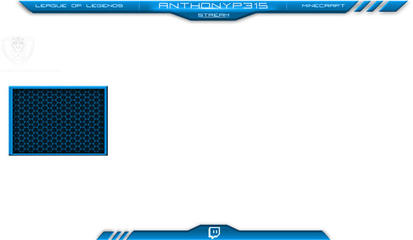 Twitch Overlay Template - Twitch.tv (600x338), Png Download