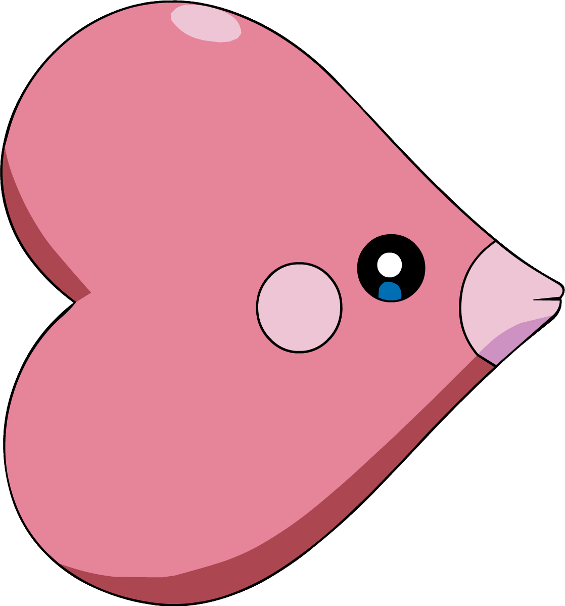 Pokemon Go Increases Spawn Rate Of Luvdisc For Valentine's - Pokemon Luvdisc (1118x1198), Png Download