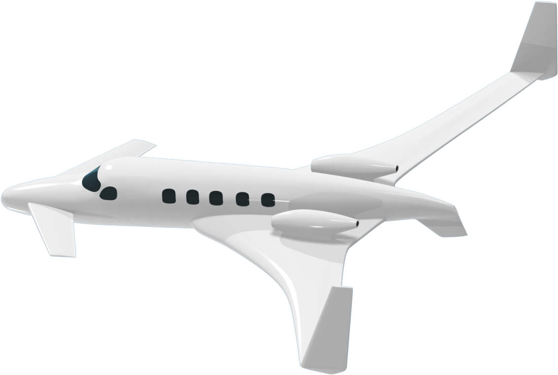 Starship Above City Plane - Airliner (1680x1050), Png Download