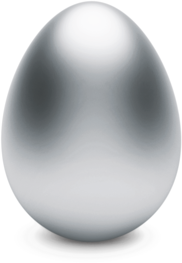 1st To Find The Silver Egg Wins Http - Gray Easter Egg Png (715x963), Png Download