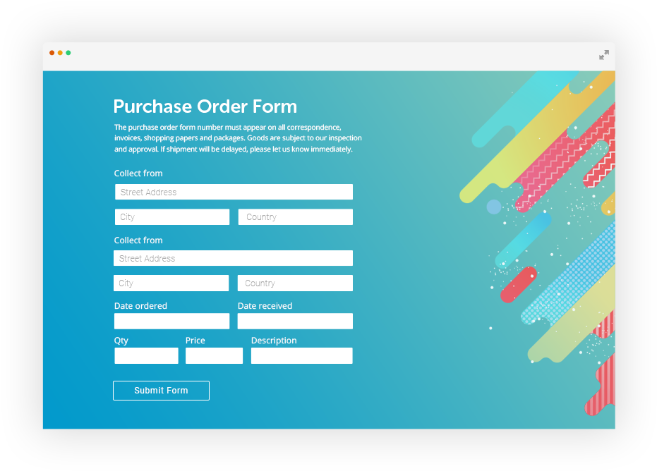 Paypal Order Form By 123formbuilder - Cool Sign Up Form (955x692), Png Download