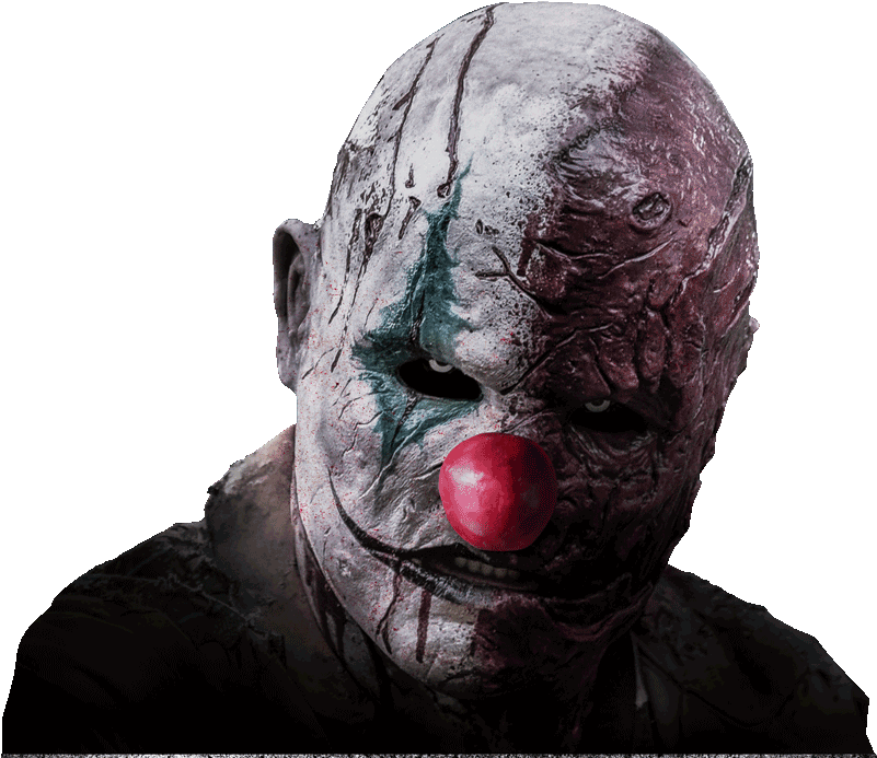 Share This Image - Clown Haunted Hayride (674x600), Png Download
