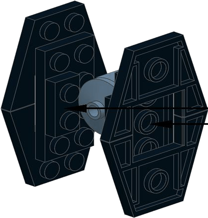 Mini Tie Fighter - Wood - Free Transparent PNG Download - PNGkey