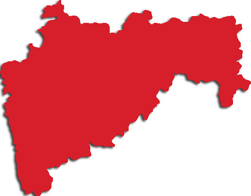 Baswant Deshmukh Apartment, Block No - Caves In Maharashtra Map (517x403), Png Download
