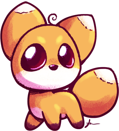 Fox Cute Drawing At Getdrawings - Cute Drawing Of A Fox (560x645), Png Download