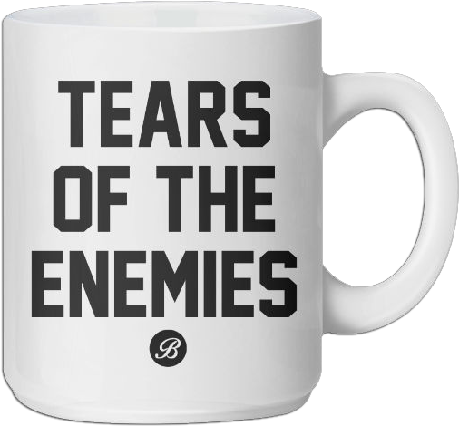 Tears Of The Enemies Coffee Mug - Dog Years I'm Dead Cute Funny Cool Pet Babygrow Babyvest (544x497), Png Download