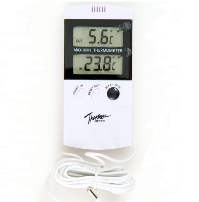 Digital Min/max In/out Thermometer - Thermometer (450x450), Png Download