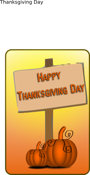 How To Set Use Happy Thanksgiving Day Sign Svg Vector (306x590), Png Download