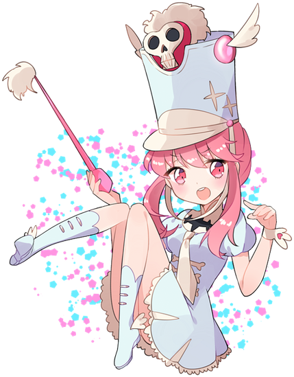 Vector Freeuse Cuphead Unicorn Fan Art Fat Woman Transprent - Drawing (459x600), Png Download