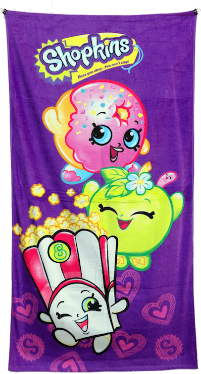 Shopkins Towels - Shopkins Glamour Squad 20 Exclusive Glitter Fashion (420x766), Png Download