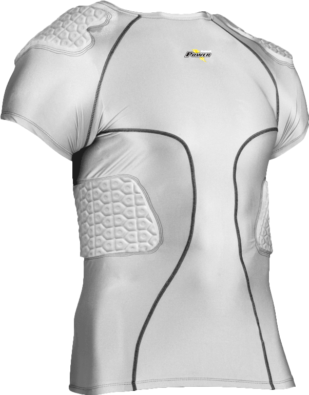 Power Si Padded Shirt - Riddell Power Si Padded Shirt (900x812), Png Download