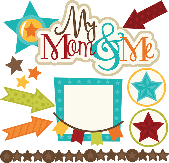 My Mom & Me Svg Files For Scrapbooking Mom And Son - Mom And Me Clip Art (648x627), Png Download