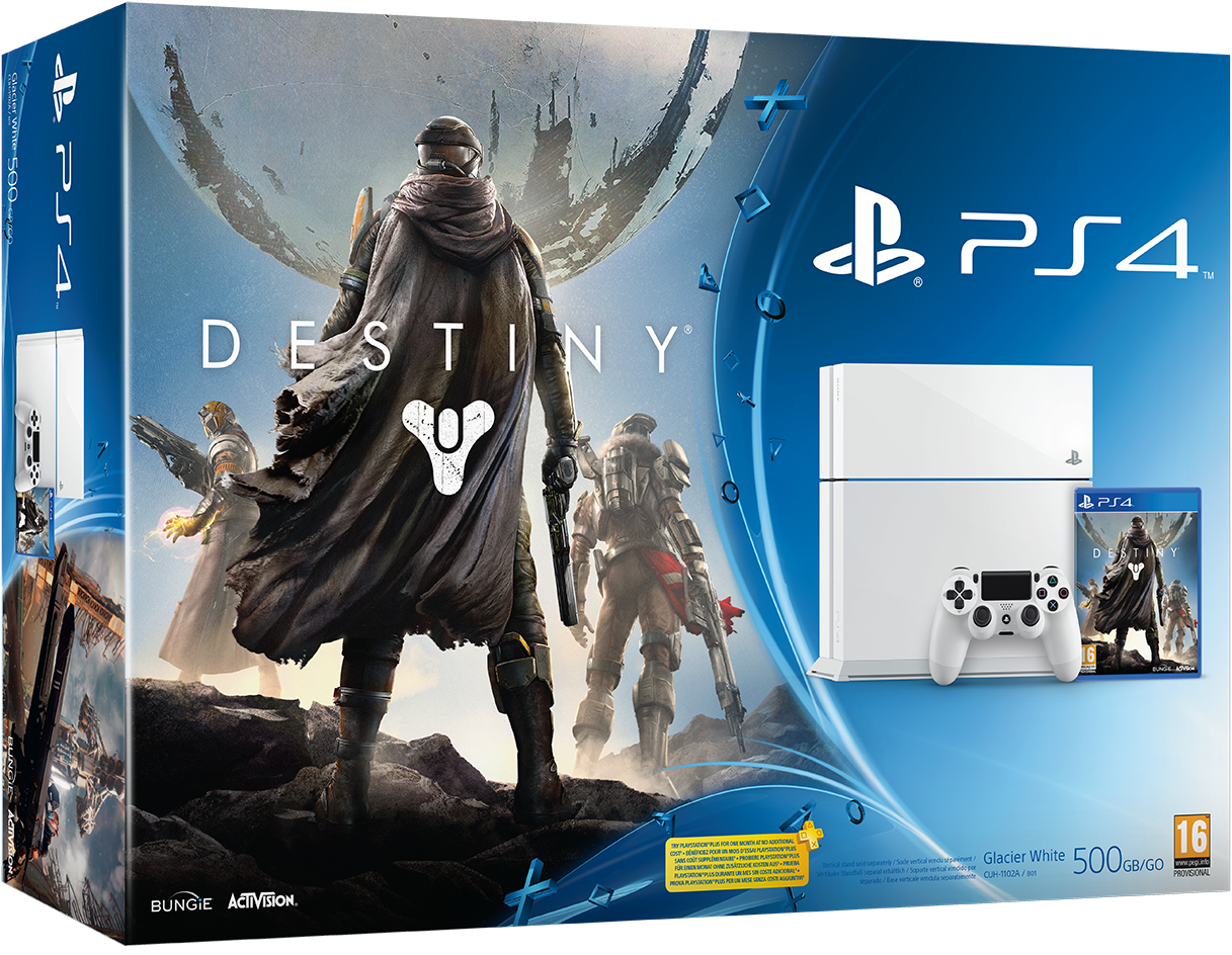 Ps4bro 5 - Playstation 4 Slim Glacier White (1417x1082), Png Download