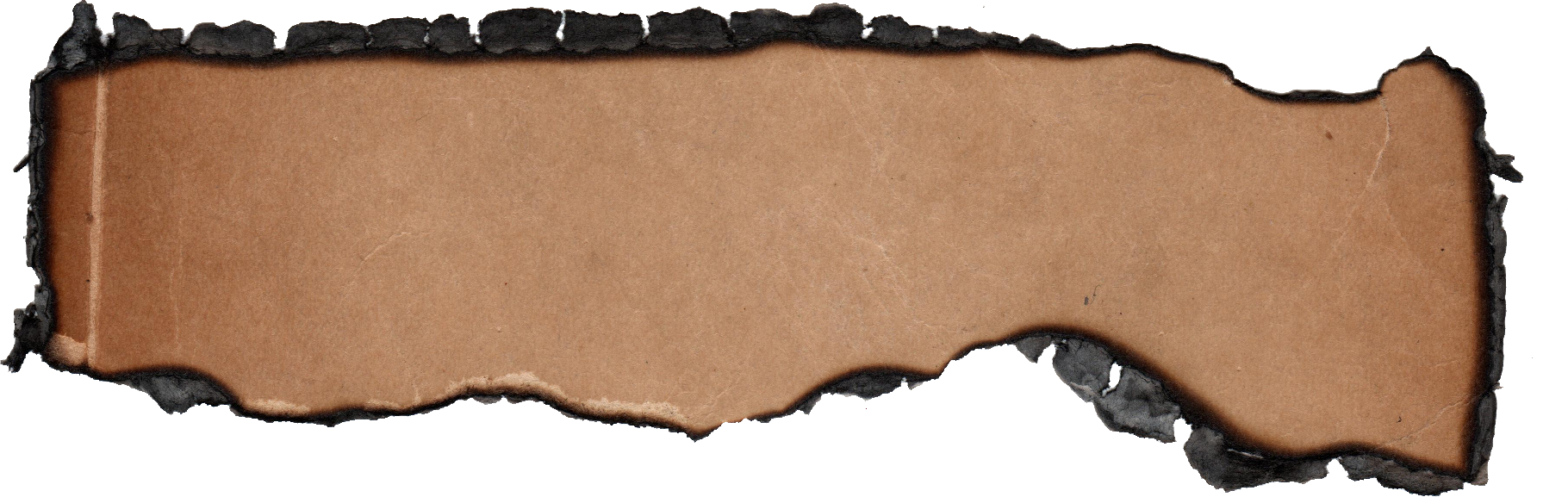 13 Burnt Paper Label Banner - Paper Burn Png (1024x325), Png Download