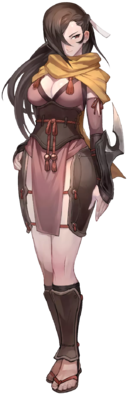 Kagero Honorable Ninja Face - Kagero Fire Emblem Heroes (340x408), Png Download