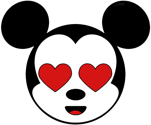 Eyes Source - Mickey Emojis (531x437), Png Download