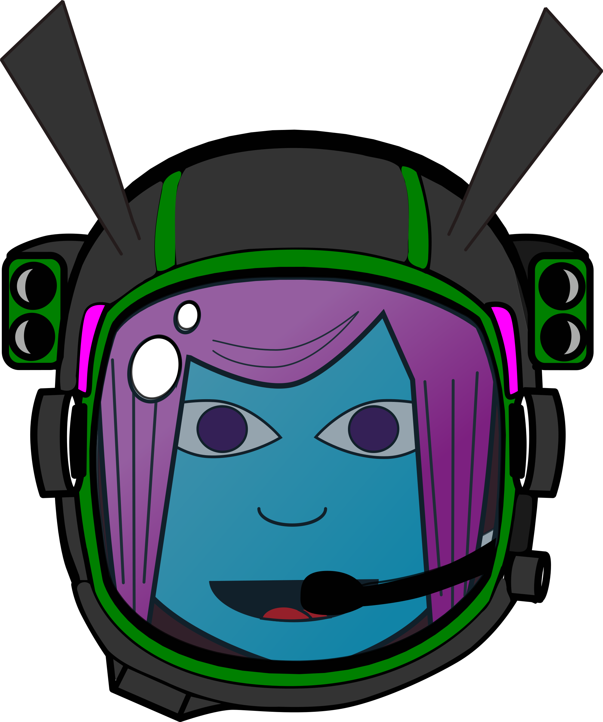 This Free Icons Png Design Of Alien Astronaut (2005x2400), Png Download