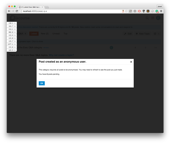 Anon Cat New Topic Warning - Whitelisting (594x500), Png Download