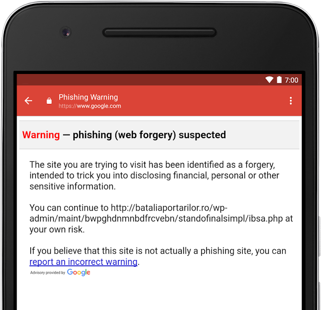 Gmailandroidsaferlinks - Gmail Anti Phishing (770x578), Png Download