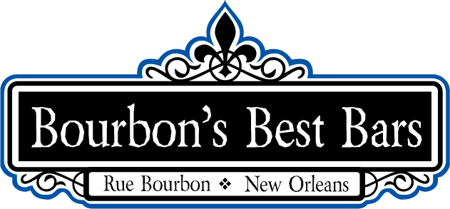 La Bourbons Best Bars Logo 227 Bourbon Street, New - Bourbon Street New Orleans Logo (631x293), Png Download