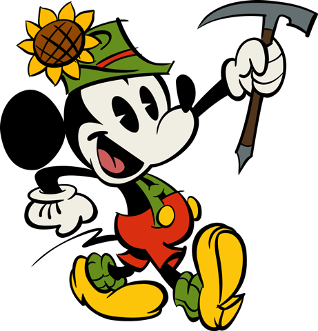 Mickey Mouse Shorts Mickey (461x480), Png Download