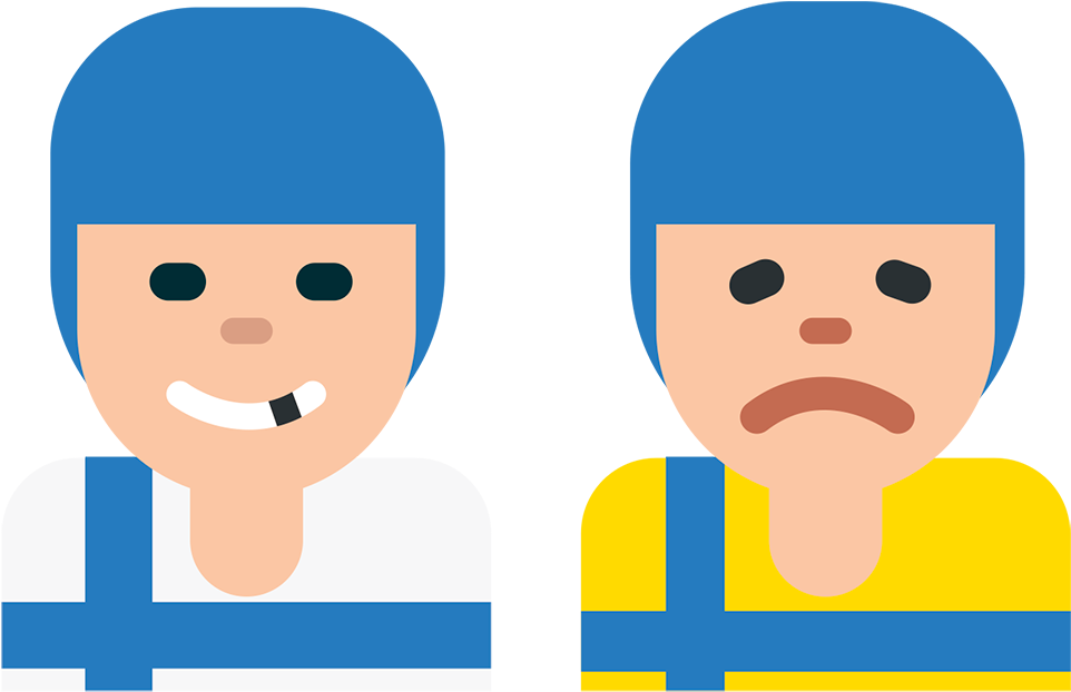 The Happiness Emoji - Sweden Emoji (1000x1000), Png Download