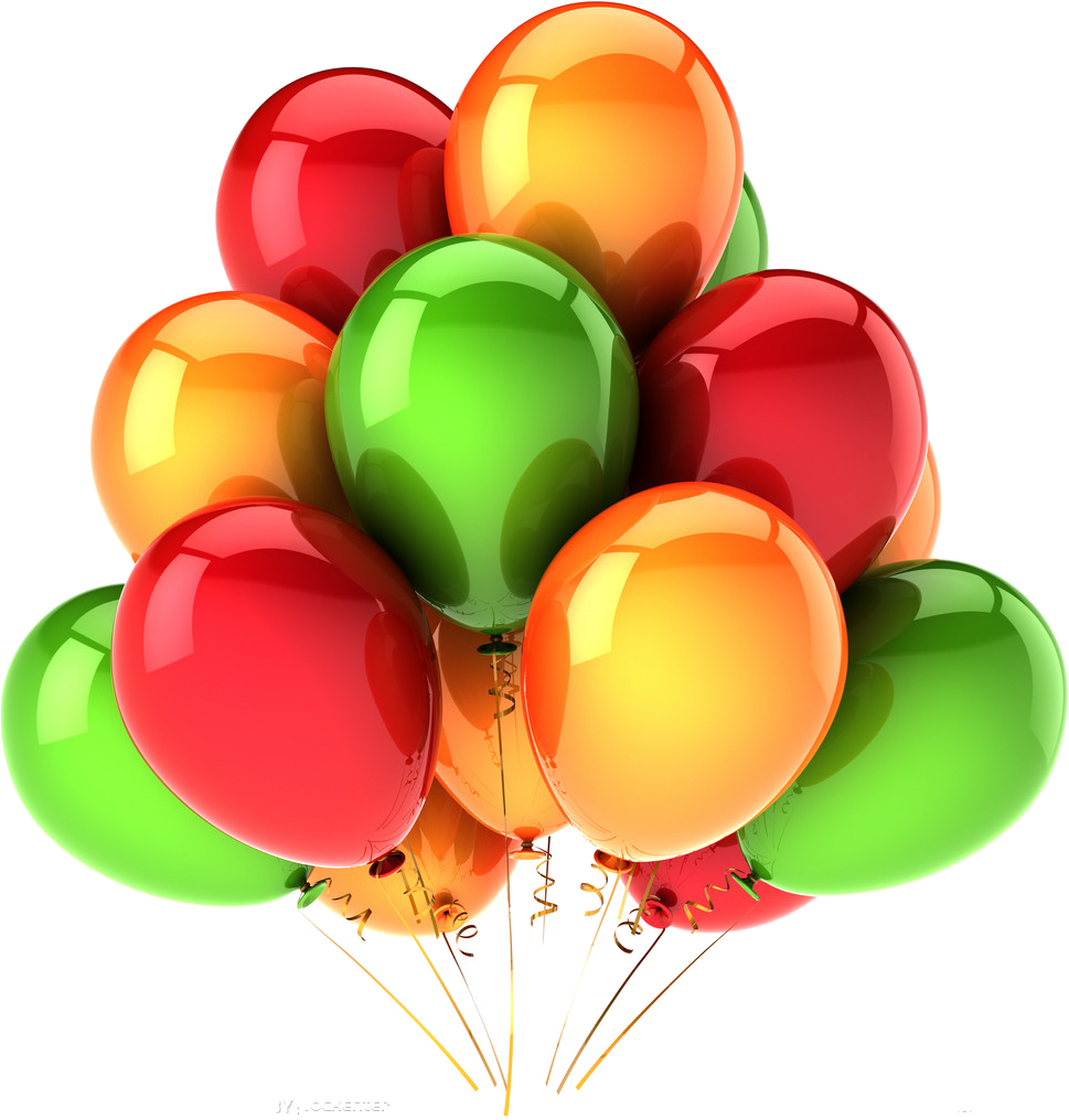 Globos Y Regalos Para Eventos Familiares, Sociales, - Birthday Balloons (983x1024), Png Download