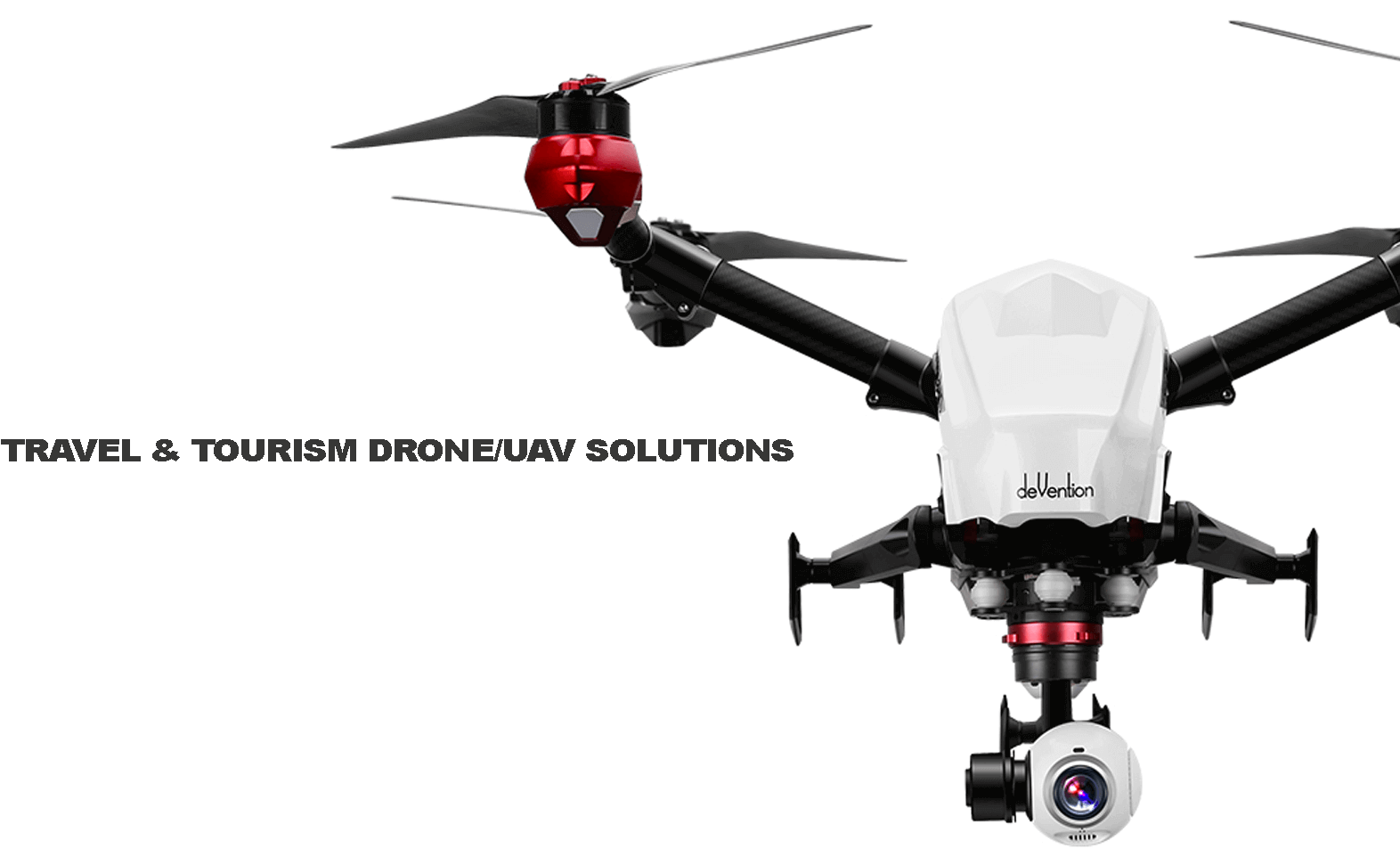 Travel & Tourism Drones - Unmanned Aerial Vehicle (1600x970), Png Download
