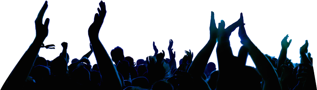 Crowd Transparent Background (1025x328), Png Download
