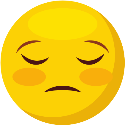 Sad Face Emoticon - Glad Smiley Uden Baggrund (550x550), Png Download