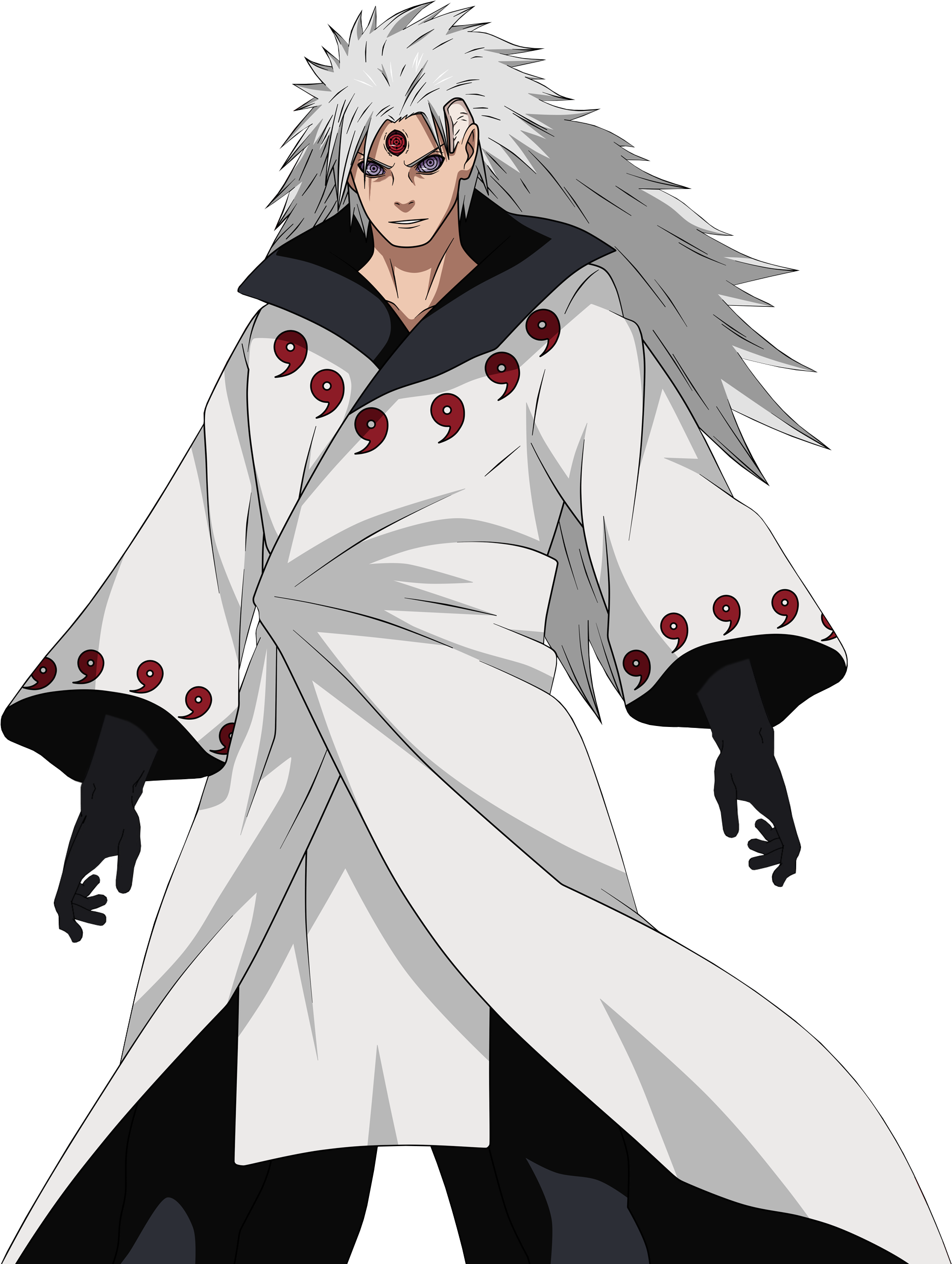 Madara Sage Six Path Mode With Rinnengan - Madara Png (2162x2625), Png Download