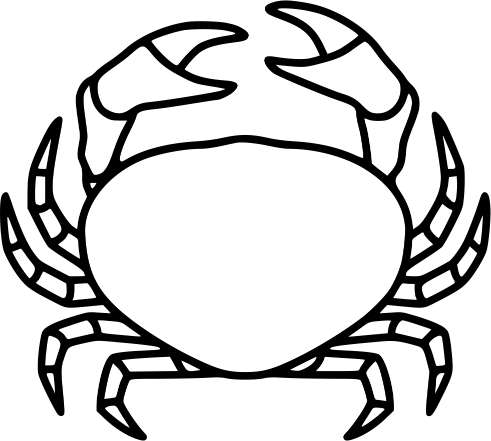 Crab Comments - Crab Food Drawing (981x882), Png Download