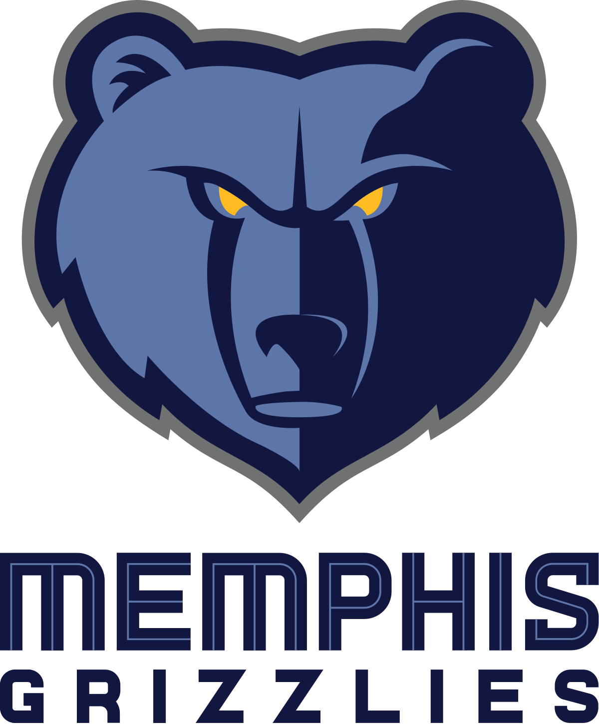 Memphis Grizzlies Logo 2018 19 (1200x1449), Png Download