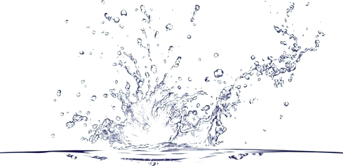 Ip68 Water & Dust Resistance - Water Splash Transparent Psd (500x243), Png Download