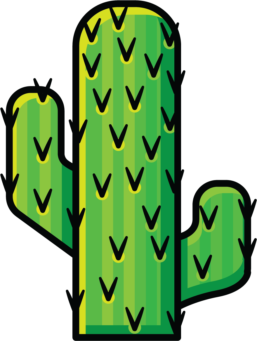 Whatsapp Cactus Emoji Png (1350x1350), Png Download