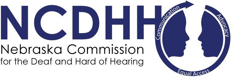 Nebraska Deaf And Hard Of Hearing Logo - Omaha Association For The Deaf (749x251), Png Download