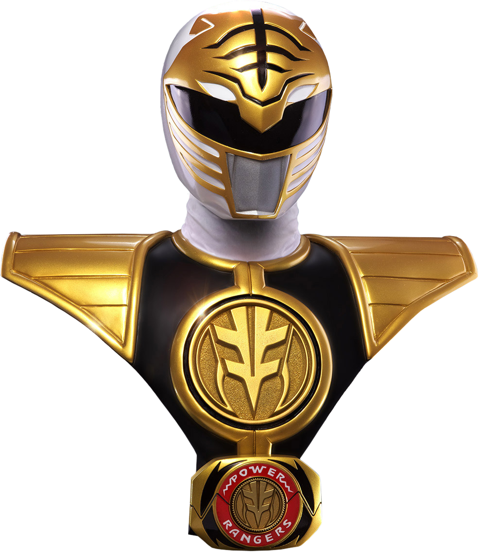 Mighty - Mighty Morphin Power Rangers White Ranger Png (988x1136), Png Download