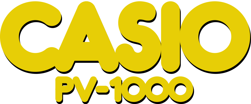 Casio Pv1000 Roms - Casio Pv 1000 Logo (1000x415), Png Download
