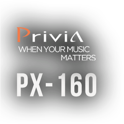 Px-160 Privia When Your Music Matters - Casio Privia Px-160 (1200x600), Png Download