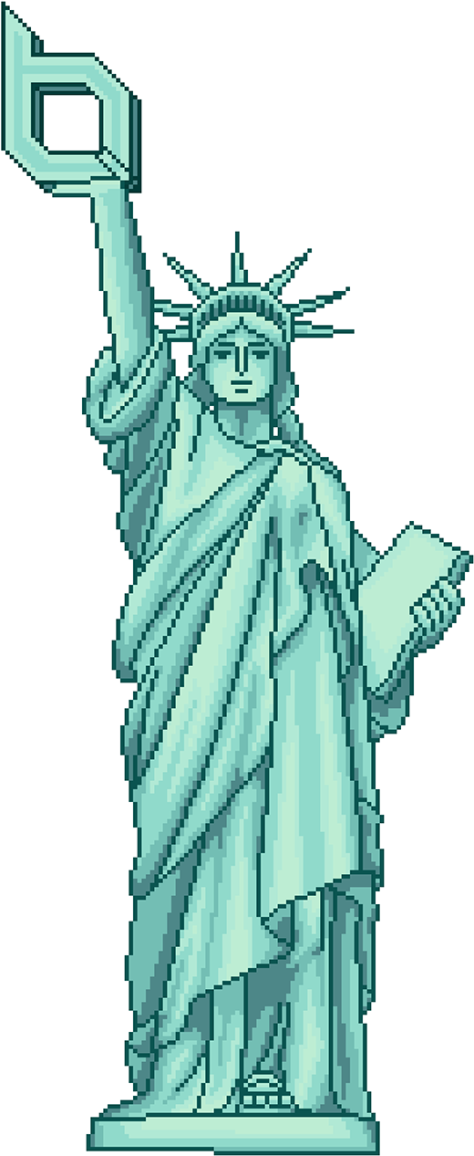 Thank You - Im With Her Statue Of Liberty Mugs (1400x1400), Png Download