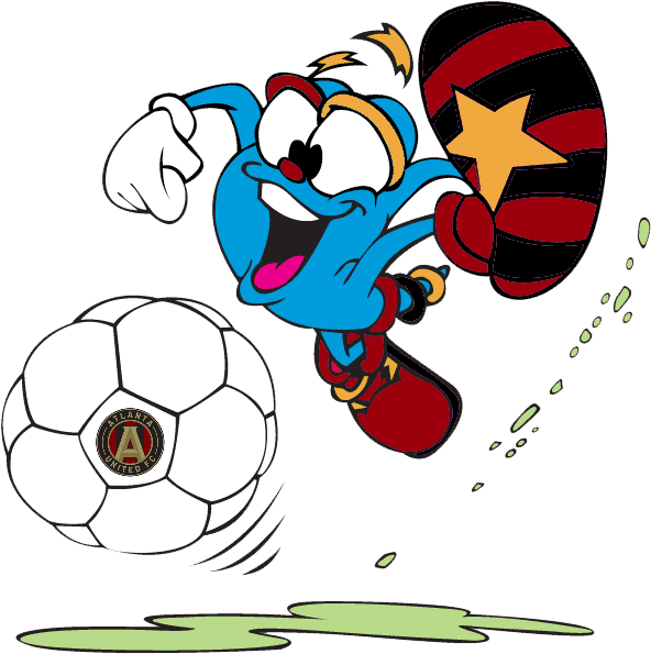 Bring Back The Olympics Mascot Izzy For Atlanta United - Izzy Mascot (615x615), Png Download