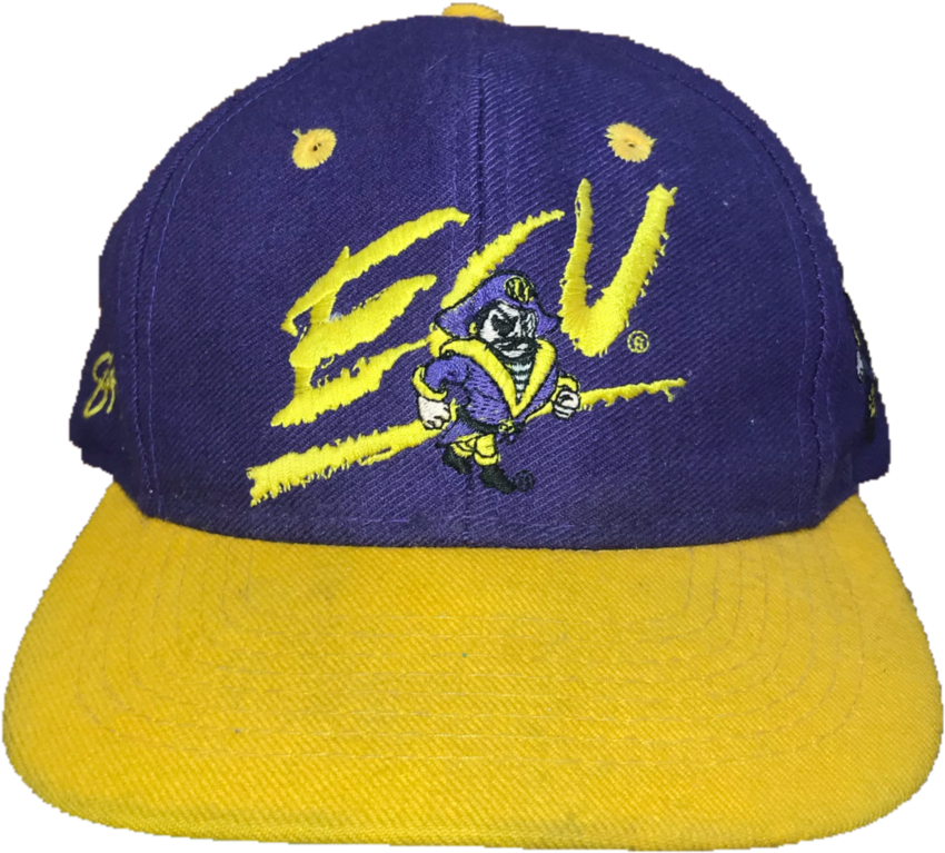 East Carolina Ecu Pirates Vintage Snapback Hat - East Carolina University (1012x1024), Png Download
