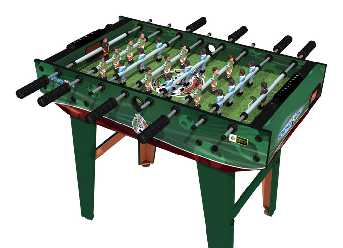Soccer Collectible Figures - Real Madrid Foosball Table (696x504), Png Download