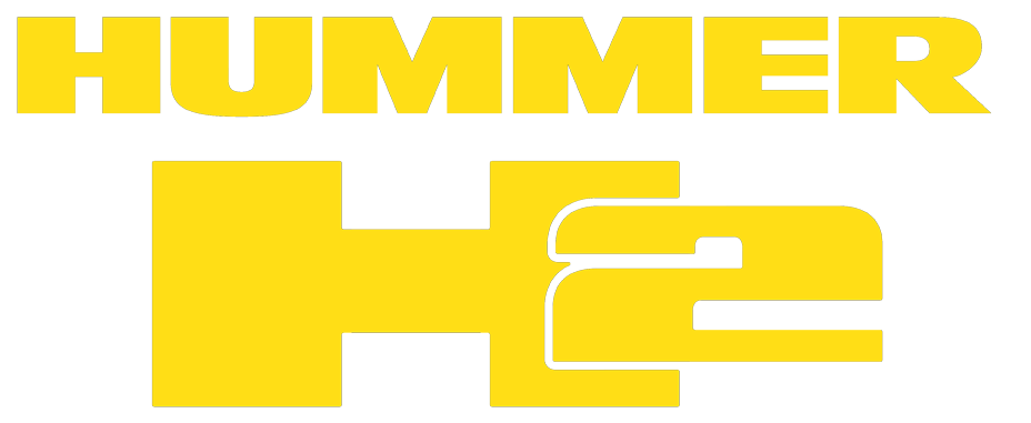 Hummer H2 Block Logo Men's Premium Slim Fit T-shirt - Hummer H2 (936x576), Png Download