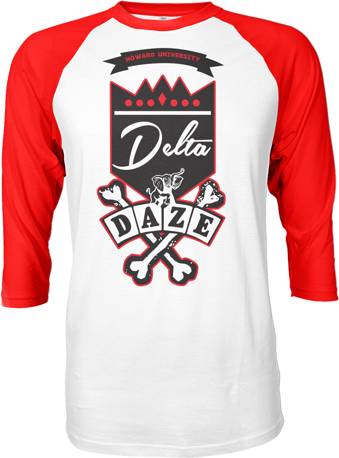 Delta Sigma Theta School Daze Raglan - Omega Psi Phi Cycling Gear (1024x1024), Png Download
